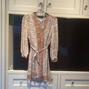 JOIE silk dress with slip